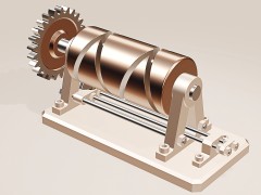 往复式槽筒交互式运动展示