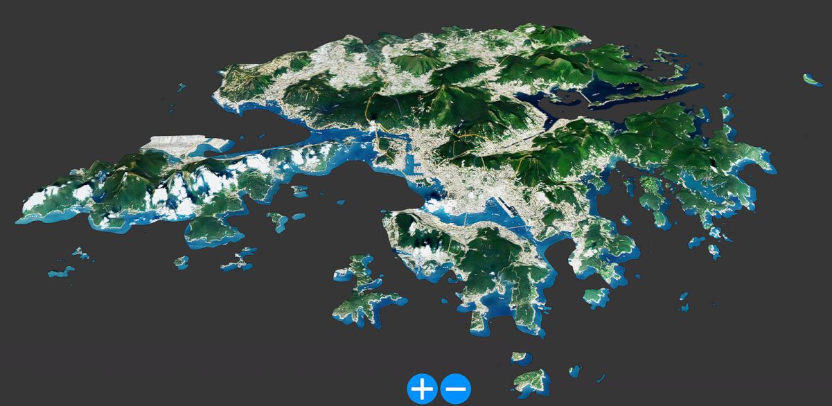 中国香港特别行政区3D地理模型免费下载