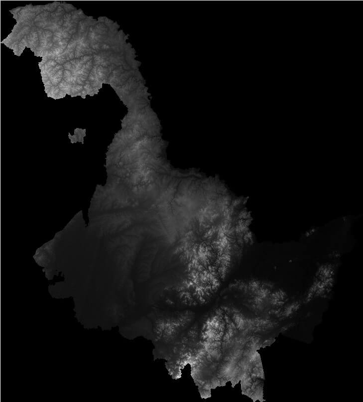 黑龙江高精度高度图